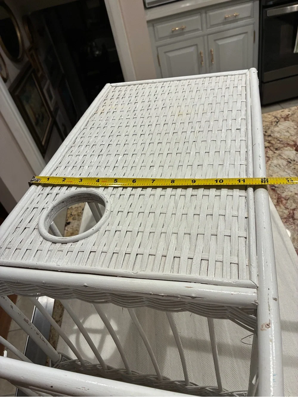 N/A white wicker